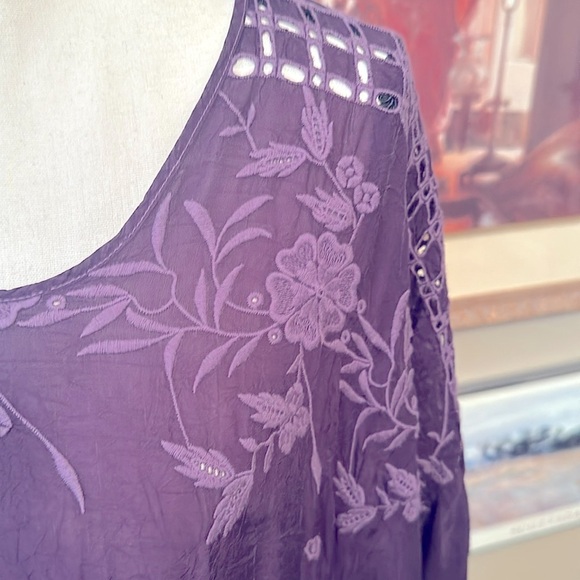 Johnny Was Tunic top - Picture 3 of 4